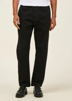 Pantalon droit en coton bio | noir 