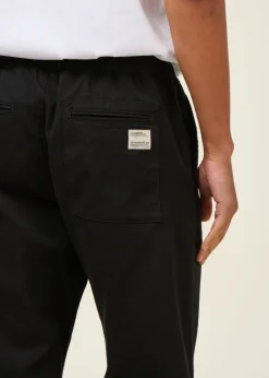 Pantalon droit en coton bio | noir 