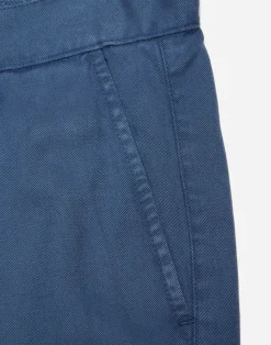 Pantalon droit en tencel | bleu 