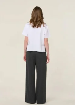 Pantalon jersey en ecovero et matière recyclée | gris 