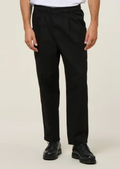 Pantalon large cargo en coton bio | noir "black max pants"