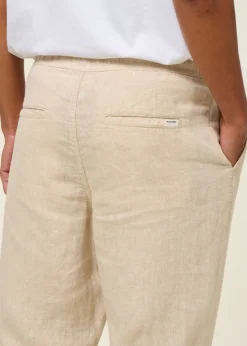 Pantalon léger en lin bio | beige 