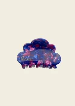 Pince à cheveux en acétate | bleu et rose "pince nuage - sunny"