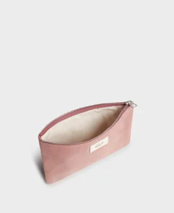 Pochette en coton bio | rose