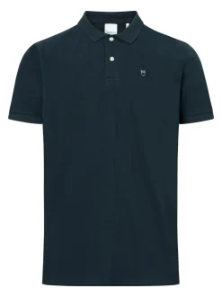 Polo bleu nuit en coton bio - rowan basic polo total eclipse