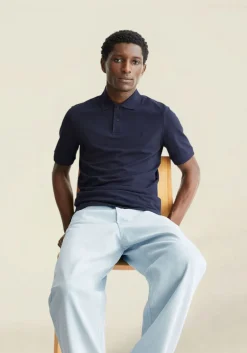 Polo en coton bio | marine 