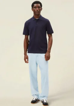 Polo en coton bio | marine 
