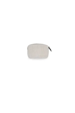 Portefeuille en coton biologique | beige "porte-monnaie en coton bio lili velours beige"
