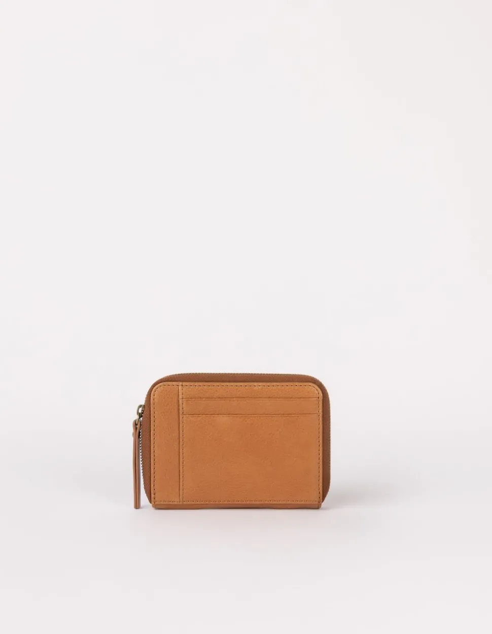 Portefeuille en cuir certifié | marron "robbie - wild oak soft grain leather"