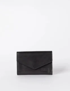 Portefeuille en cuir certifié | noir