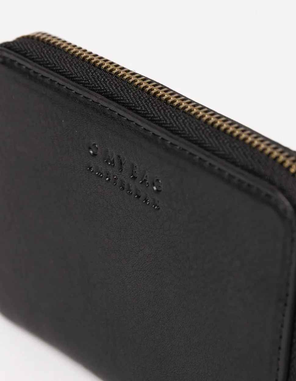 Portefeuille en cuir certifié | noir "robbie - black soft grain leather"