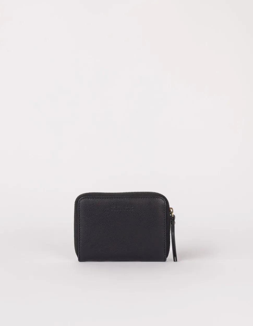 Portefeuille en cuir certifié | noir "robbie - black soft grain leather"