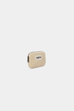 Porte-monnaie en coton bio | tressage nude 