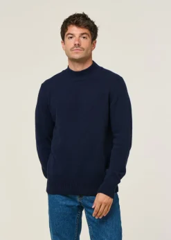 Pull en cachemire recyclé | bleu 