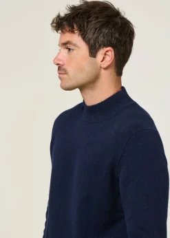 Pull en cachemire recyclé | bleu 