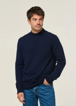 Pull en cachemire recyclé | bleu 