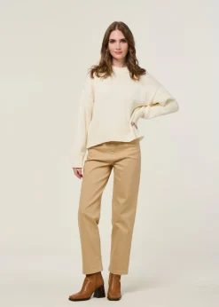 Pull en coton bio | beige 