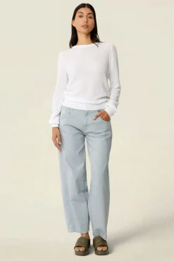Pull en coton bio | blanc" iradi - white"