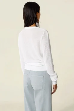 Pull en coton bio | blanc" iradi - white"