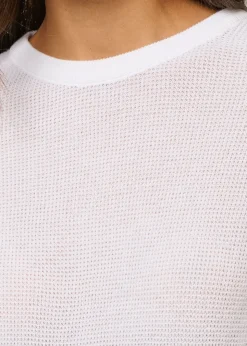 Pull en coton bio | blanc