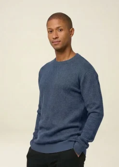 Pull en coton bio | bleu 