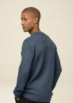 Pull en coton bio | bleu 