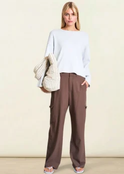 Pull en coton bio | bleu