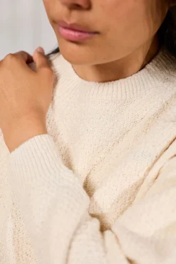 Pull en coton bio | écru 