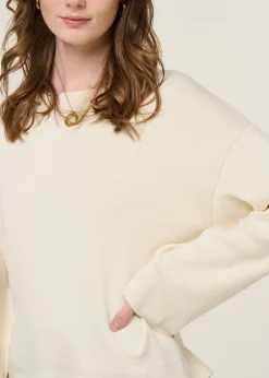 Pull en coton bio | écru "williamsburg offwhite"