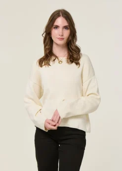 Pull en coton bio | écru 