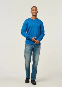 Pull en coton biologique | bleu 