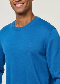 Pull en coton biologique | bleu 