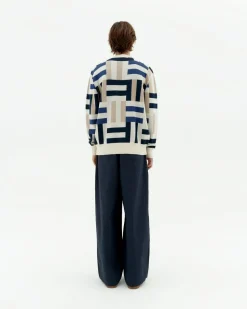 Pull en coton biologique | multicolore 