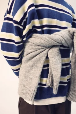 Pull en coton bio | rayé 