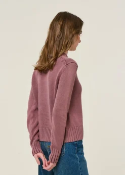 Pull en coton bio | rose 