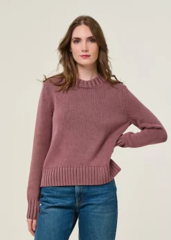 Pull en coton bio | rose 