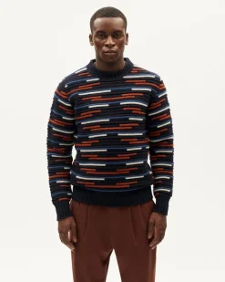 Pull en laine certifiée | multicolore 
