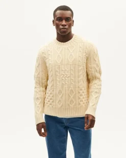 Pull en laine mérinos certifiée | beige 