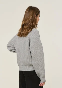 Pull en laine recyclée | gris 