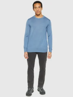 Pull léger en laine mérinos certifiée | bleu clair 