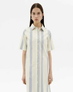 Robe chemise longue en coton biologique | 