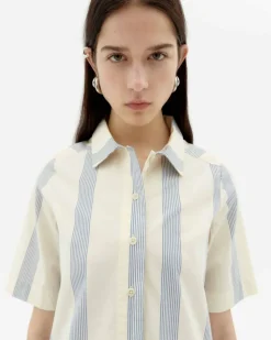 Robe chemise longue en coton biologique | 