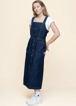 Robe en coton biologique | bleu 