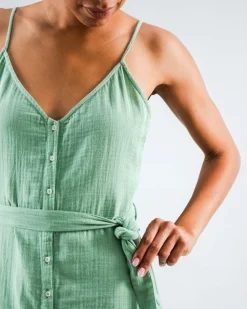 Robe en coton biologique | vert 