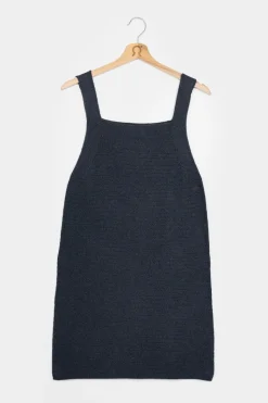 Robe en maille de coton bio et recyclé | gris 