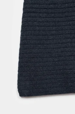 Robe en maille de coton bio et recyclé | gris 