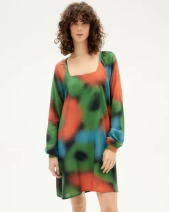 Robe imprimée en ecovero | multicolore 