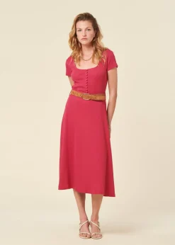 Robe jane fuchsia