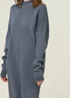 Robe pull en coton bio | gris 