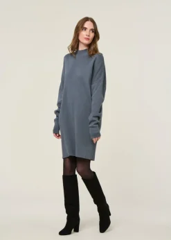 Robe pull en coton bio | gris 
